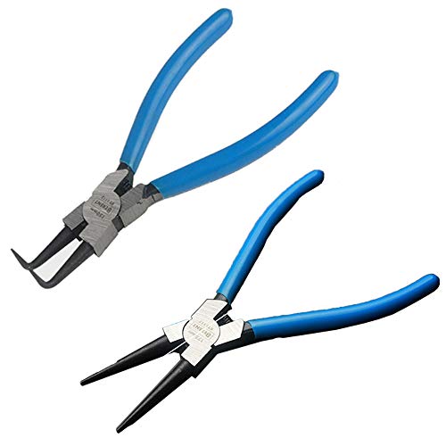 Preisvergleich Produktbild 2 Stk Sicherungsringzange 150mm, Schraubstock, Sprengringzange, Multifunktionale FüLlrohrschlüSsel Mechanische Werkzeuge, Werkzeuge Zur Reparatur, 15cm
