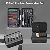 132-in-1 Micro Magnetic Screwdriver Set Mini Precision Screwdriver Set with Color-coded Identification Kit 108 Screwdrivers Bits Small Manual Screw Driver kits for Phone Computer