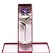 Price comparison product image OBLLER 24K Gold Dipped Real Rose, Forever Flower,best gift for girlfriend wife,gift for Anniversary Day,Valentines Gifts Rose (Purple)