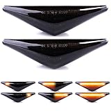 LIGHTDELUX Ersatz für 2 x LED Seitenblinker Blinker Kotflügel-Blinker mit Zulassung V-1707089LG