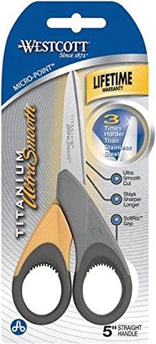 Ciseaux de précision ACME Titane Ultra Lisse 12,7 cm avec micro pointe affûtée - 2