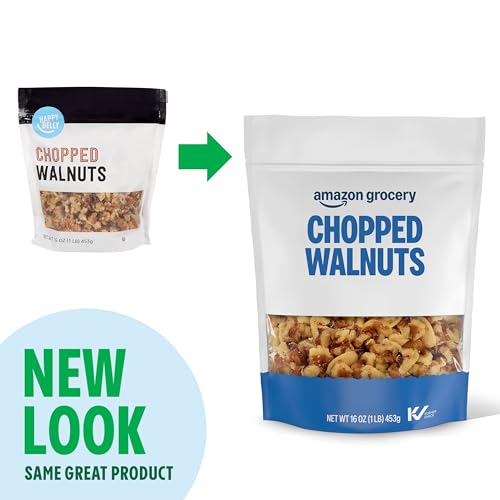 Image of Amazon Grocery, Chopped Walnuts, 16 Oz (Previously Happy Belly, Packaging May Vary)