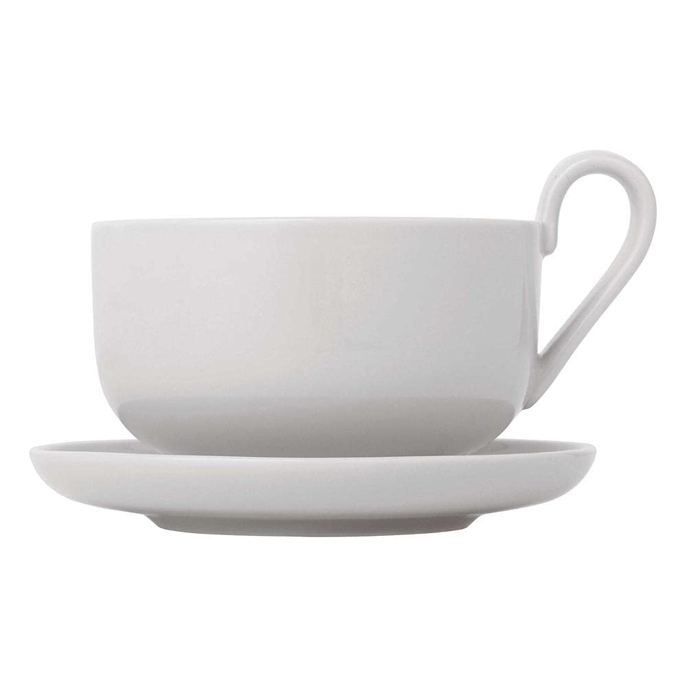 Tasse à thé Blomus Ro couleur Nimbus Cloud au fini mat minimaliste