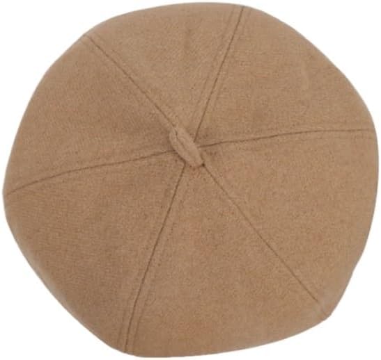 Versatile Casual Warm Beret for Women with Octagonal Painter Hats