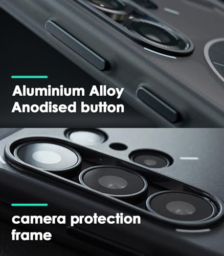 Image of Aulumu S25 Ultra Galaxy Magnetic Case | Thermal IMD Technology | Compatible with MagSafe | Passive Cooling Samsung Galaxy S25 Ultra Case - Translucent White