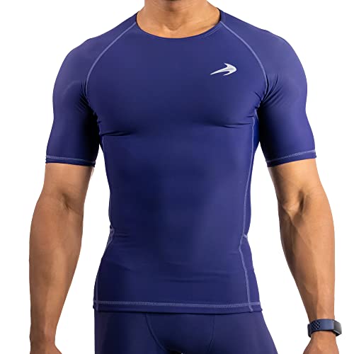 Image of CompressionZ Men's Short Sleeve Compression Shirt - Athletic Base Layer