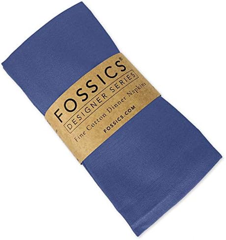 FOSSICS Designer Cloth Napkins, 12-Pack | 20 x 20 inches