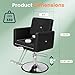 AWEPOPI Salon Styling Chair, Heavy-Duty Hydraulic Salon Chair with Wide Seat, 360° Swivel, Premium Cushion & Sleek Design for Hair Stylists, Barbershops & Beauty Spas