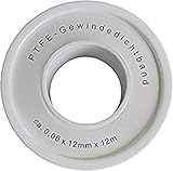 12 m, espesor de 0,08 mm Teflón-rosca-cinta de sellado sanicomfort 12 m, grosor de 0,08 mm, 1895567