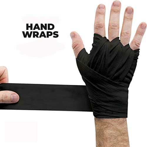 Image of FELIDAE PRO Boxing Wrap for Men Hand Wrap for Boxing Punching Hand Wraps Wrist Supporter for Gym Boxing Bandage for MMA and Martial Arts (110 inch) (Black)