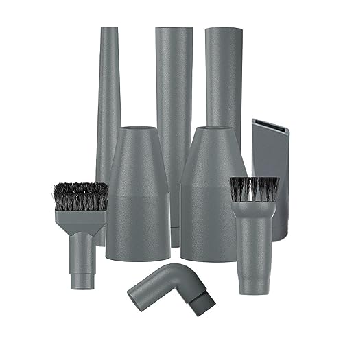 9 piezas / set aspiradora hogar polvo juntas escaleras accesorios multifuncional cepillo de esquina boquilla de plástico adaptador de manguera herramienta de tapicería boquilla polvo casa polvo