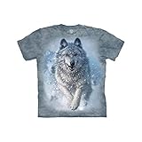 The Mountain Mädchen Snow Plow Kids Tee T-Shirt, blau, L