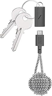 Native Union Key Cable - Ultra-Strong Reinforced [MFi Certified] Durable USB-C to Lightning High Speed Charging Cable with Key Fob compatible with iPhone 14, iPhone 13 and earlier