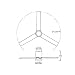 Ventilador CERÁMICA M beige/madera Imagen de Ventilador CERÁMICA M beige/madera