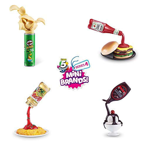 image for 5 Surprise Mini Brands Series 4 by ZURU Amazon Exclusive Mystery Real 