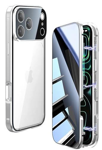 Coque de confidentialité magnétique pour iPhone 17 Pro Max antichoc