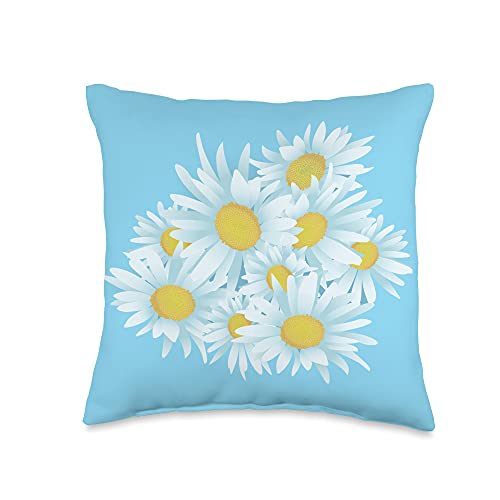 daisy throw pillow