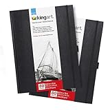 KINGART Hardcover Sketchbook, 1-Pack, 8.5