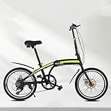 Léger et facile à plier : Compact et facile à plier, ce vélo pliant robuste est doté d'un mécanisme de pliage rapide en 10 secondes. Compact et peu encombrant une fois plié, il est facile à ranger et à transporter. Vous pouvez ainsi le ranger facilement dans le coffre et profiter d'une balade quand vous le souhaitez.