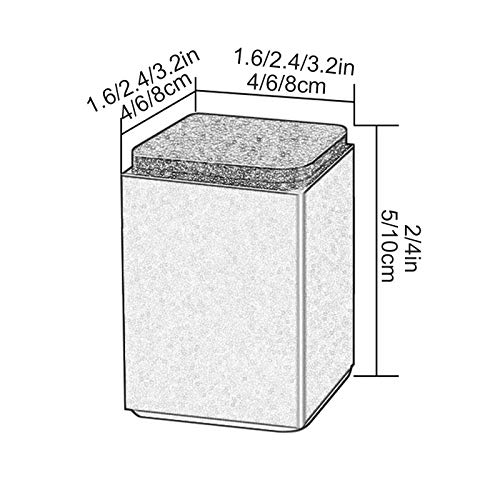 Nowoczesne czarne metalowe nogi sofy, 4 sztuki, zamienny stalowy sprzęt do mebli DIY, kompatybilny z szafkami telewizyjnymi, sofami i szafami (6 x 5 cm) trwały i stylowy