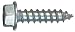 Hillman 2680 3/8 x 1-Inch Hex Washer Head Sheet Metal Screw, 10-Pack