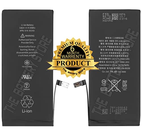 Image of THE BATTERY STORE ORlGINAL 2900mAh REPLACMENT Battery for Apple iPhone 7 Plus A1661 A1784 A1785 (2900mAh) Battery with 6 Months WARRENTY (for 7 Plus)