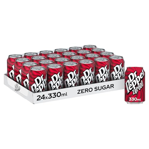 Dr Pepper Can Zero 330 ml (Pack of 24)