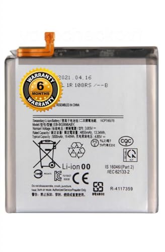 Image of EB-BG998ABY Battery for Samsung Galaxy S21 Ultra 5G SM-G998B, SM-G998B /DS, SM-G998U, SM-G998U1, SM-G998W, SM-G998N, SM-G9980 Battery with 6 Month Warranty(D60)