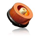 Camping Stove Adapter Camp Propane Tank Connector Auto-Off Gas Cartridge Split Type Butane Gas Burner Stove Gas Bottle Convert