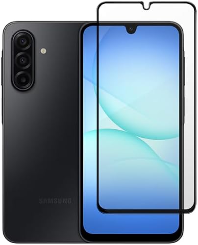 TRON Full Coverage Tempered Glass Compatible with Samsung Galaxy A17