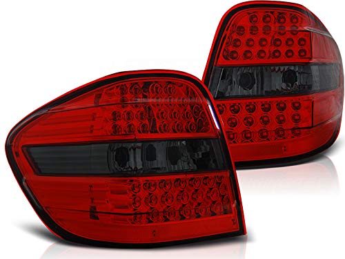 V-MAXZONE PARTSLED Rear Lights Compatible with Mercedes-Benz M-Class W164 2005 2006 2007 2008 RS-873 1 Pair Driver And Passenger Side Complete Set Tail Light Assembly Tail Lamp Red Smoke