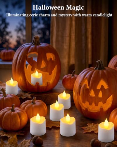 TOWPONICS Rechargeable Tea Lights with Remote, Timer & Charging Base — view 6