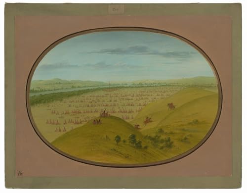 Tableaux murale art Fort Pierre George Catlin impression toile luxe