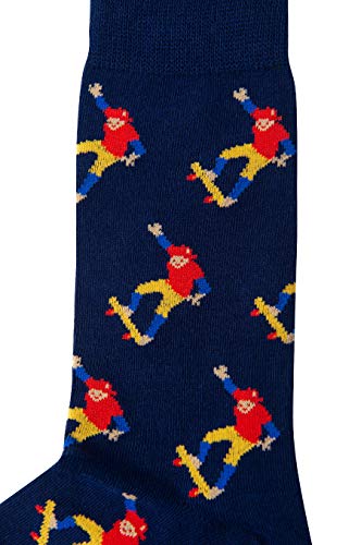 Auscufflinks Skateboarder Novelty Socks