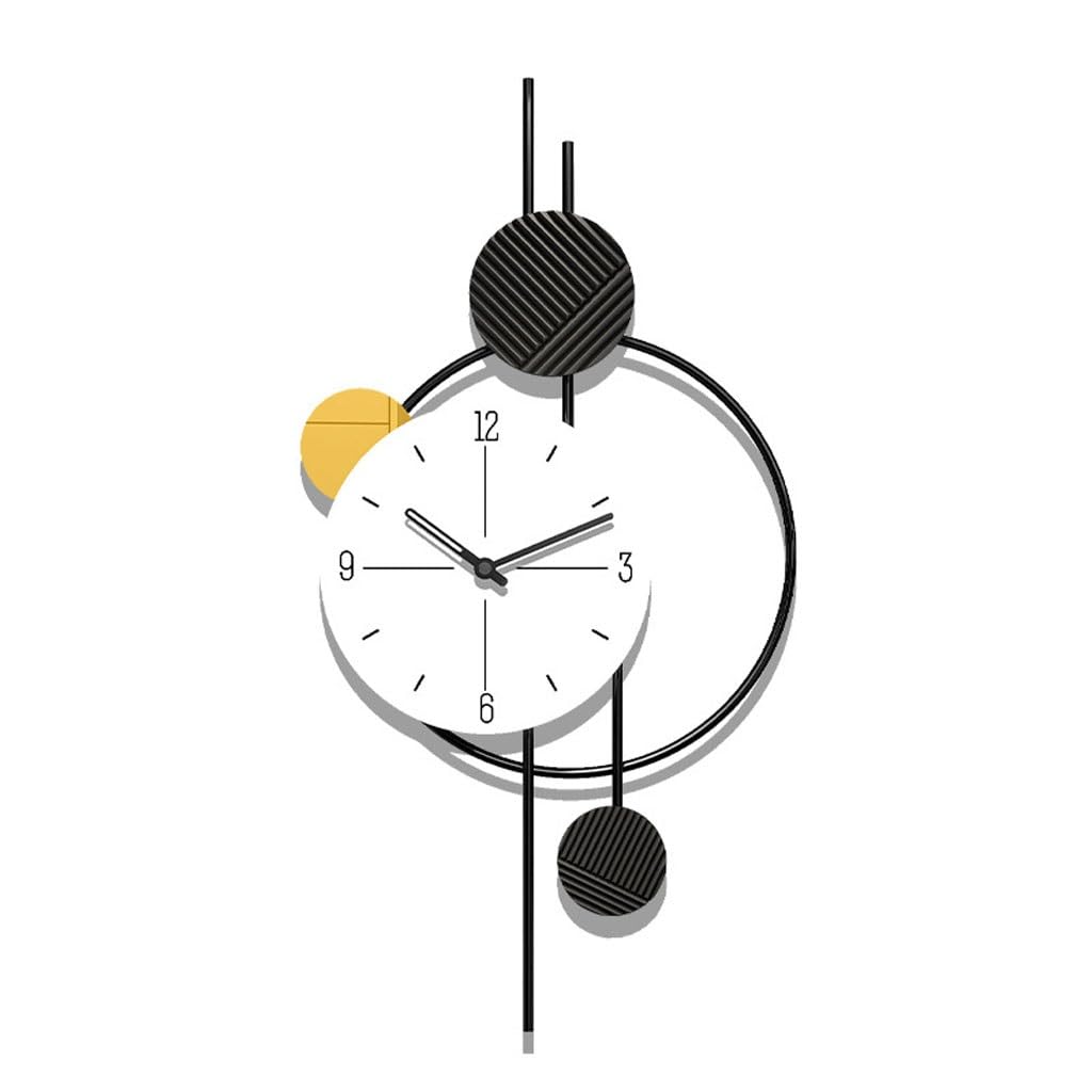 Horloge murale pour art de salon décoration moderne et silencieuse
