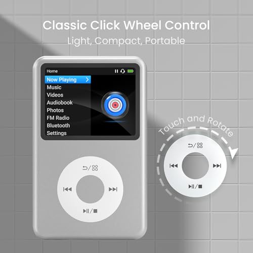 Image of MP3 Player with Bluetooth Y1 128GB Video EBOOK Silver