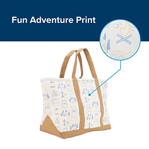 Bolso Tote de lona con diseño aventura 16x14.5x7.25 pulg miniatura 6