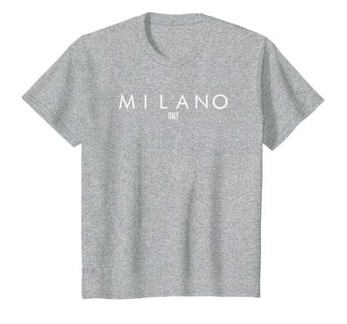 Milano Italy T-Shirt, Youth, Heather Grey, 3T