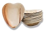 𝐕𝐎𝐋𝐔𝐌𝐄𝐍 𝐃𝐄 𝐄𝐍𝐓𝐑𝐄𝐆𝐀 – 200 platos de hoja de palma en forma de corazón de 10,5x11,5 cm
