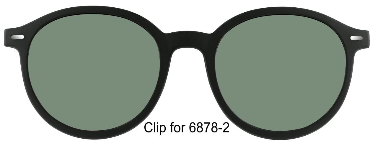 Generisch ChangeMe! Brille mit Sonnenclip Modell 6878-002 | Sonnenclip inklusive, Wechselbügel-System