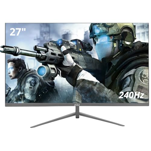 Monitor Gamer Full HD 27' LED 240Hz 1ms (1920x1080) Suporte Base VESA e Conexões HD.MI, Display Port