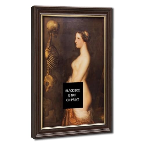 Toile Antoine Wiertz The Beautiful Rosine avec cadre suspendu