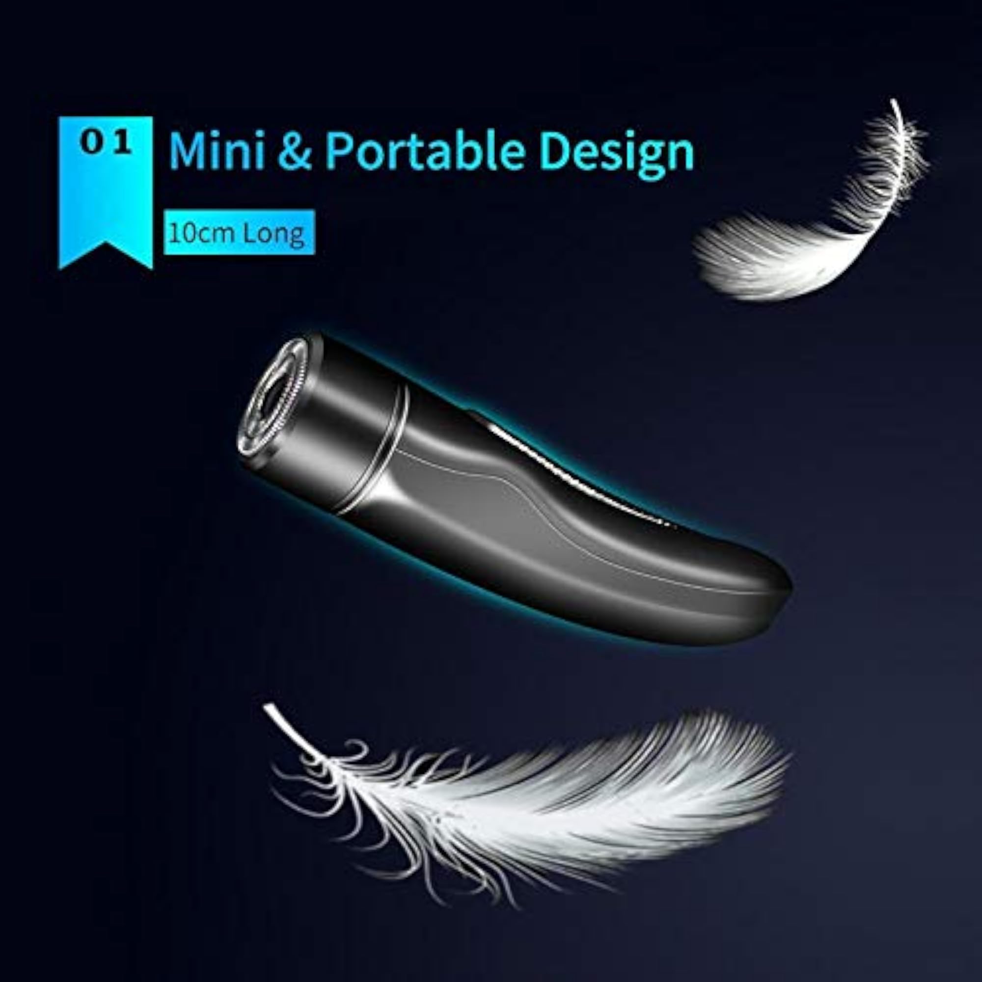 Mini USB Rechargeable Electric Razor Self-service Hair Clipper