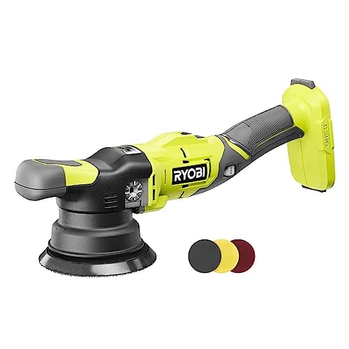 RYOBI 18V ONE+ 5″ Variable Speed Dual Action Polisher