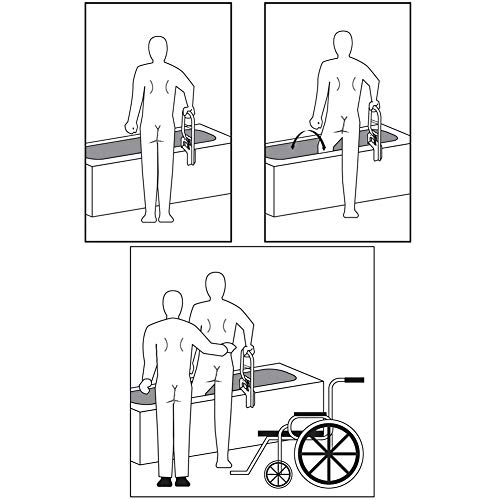 Kxt Premium Bathroom Tub Safety Rail For Seniors, Clamp Railing Bath Support Adjustable Shower Hand Grip Handle Assist Grab Bar #TOP5