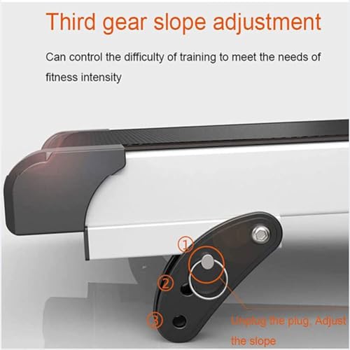 Image of Foldable Compact Treadmill,2 in 1 Walking Pad & Jogging Machine for Home /Office,LCD Display for Elderly, Long Handrail for Balance