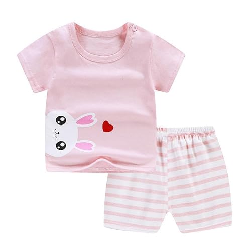 Kids Owl Print Shirt and Shorts Set White Rabbit / 3T