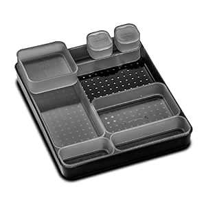 Made Smart Stack Collection madesmart Junk Drawer Organizer Stack & Slide-CARBON COLLECTION ...