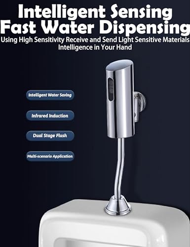 ZLXHDL Automatischer Urinal Spülventil,Sensor Pissoir Valve,Sensor für Urinal-Spülventil, Bathroom Toilet, Wandmontage, Auto Sensor, Non-Contact Urinal Spülset