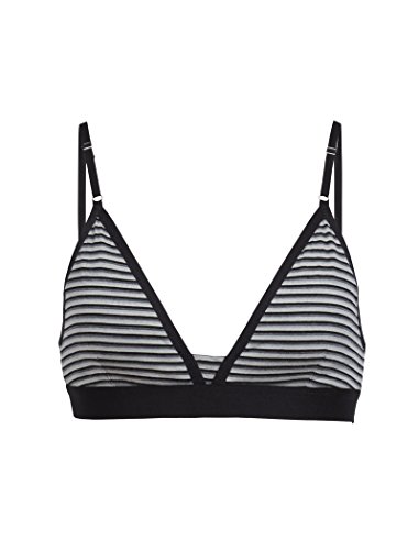Preisvergleich Produktbild Icebreaker Damen WMNS Siren Bra BH, Black / Snow / Stripe, XS